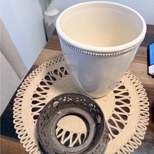 Elegant Cream Ceramic